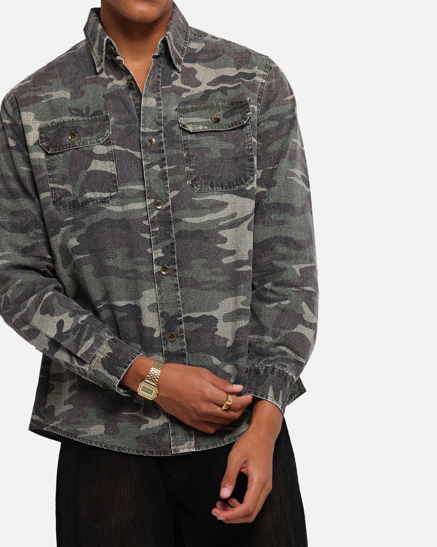XXIII Slub Overshirt Camo