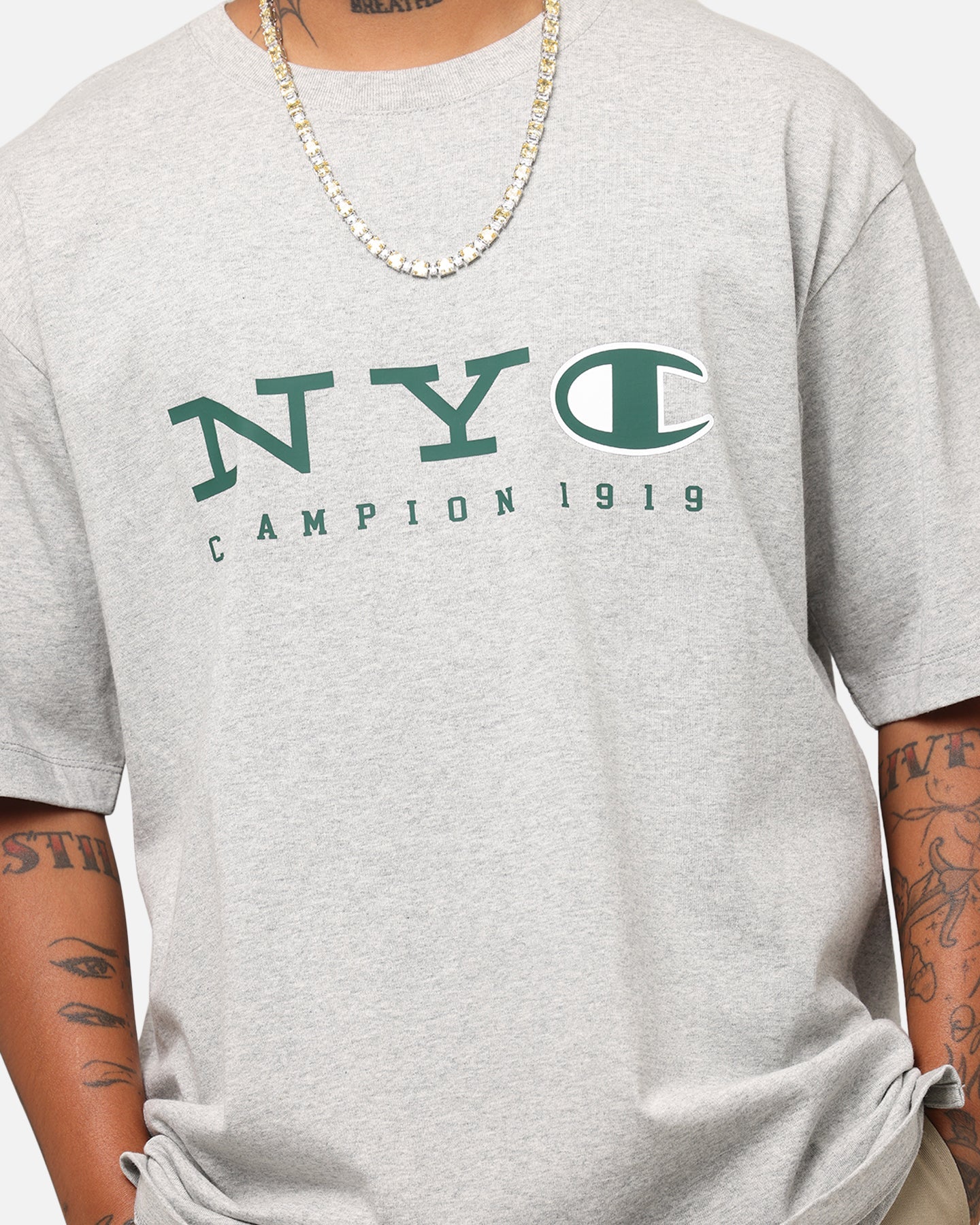 Champion Rochester Graphic T-Shirt Grey