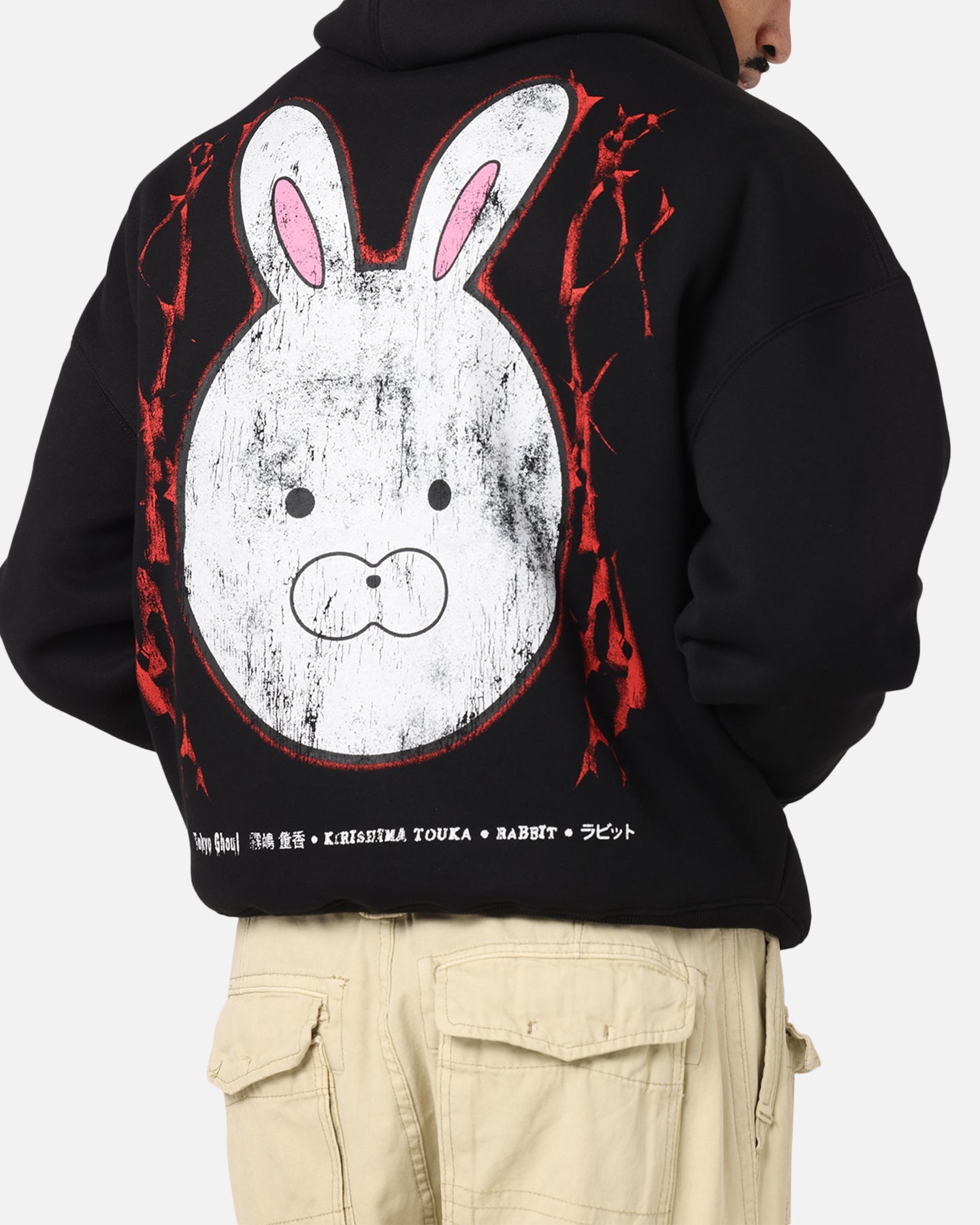 73Studio X Tokyo Ghoul Rabbit Premium Hoodie Black