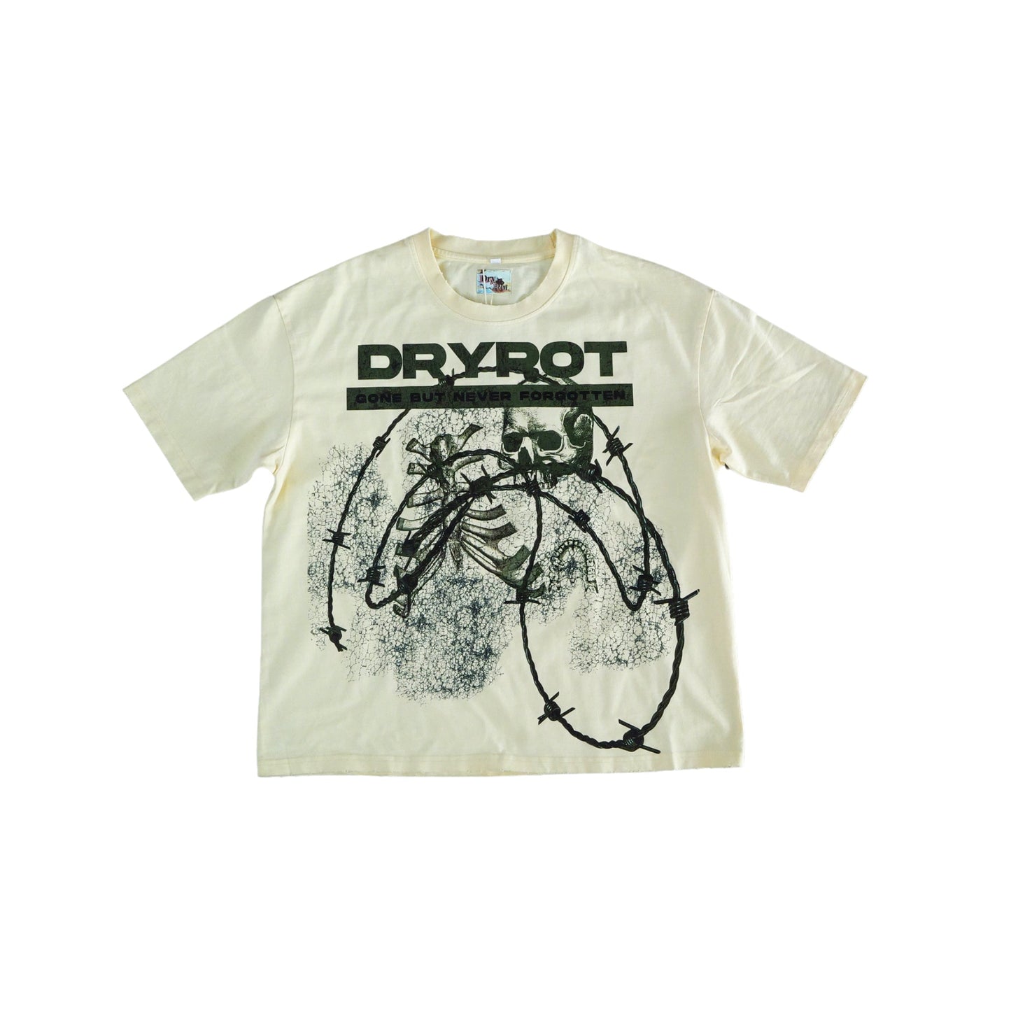 Dry Rot "NEVER FORGOTTEN" Tee (Cream)