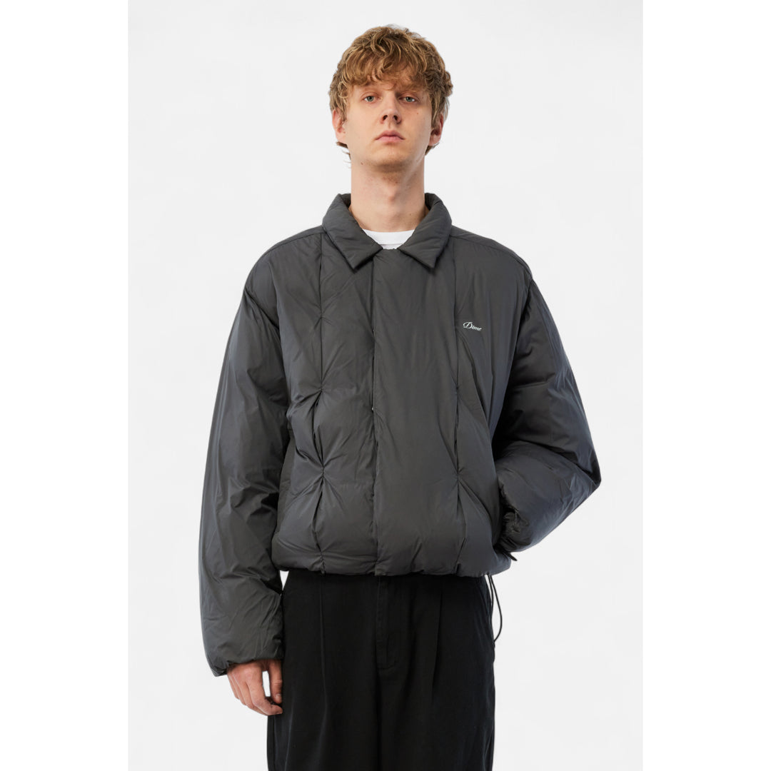 Dime Pleated Puffer Charcoal