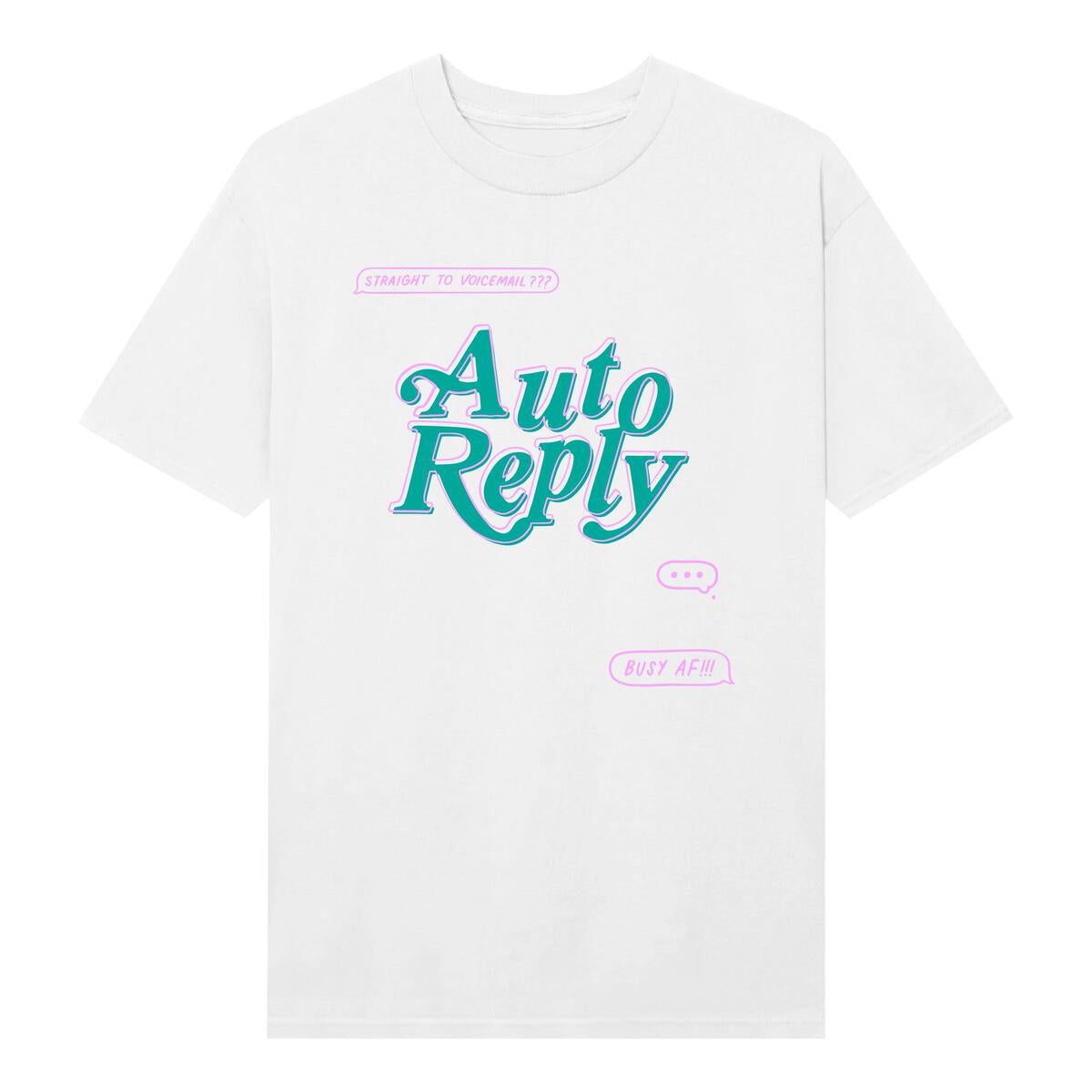 Auto Reply Voicemail T-shirt (White)