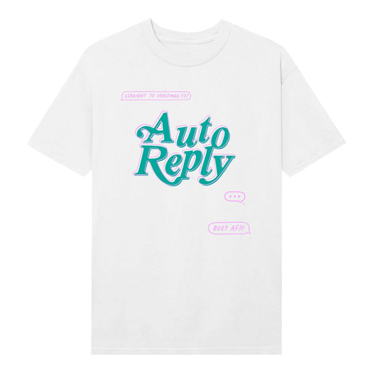 Auto Reply Voicemail T-shirt (White)