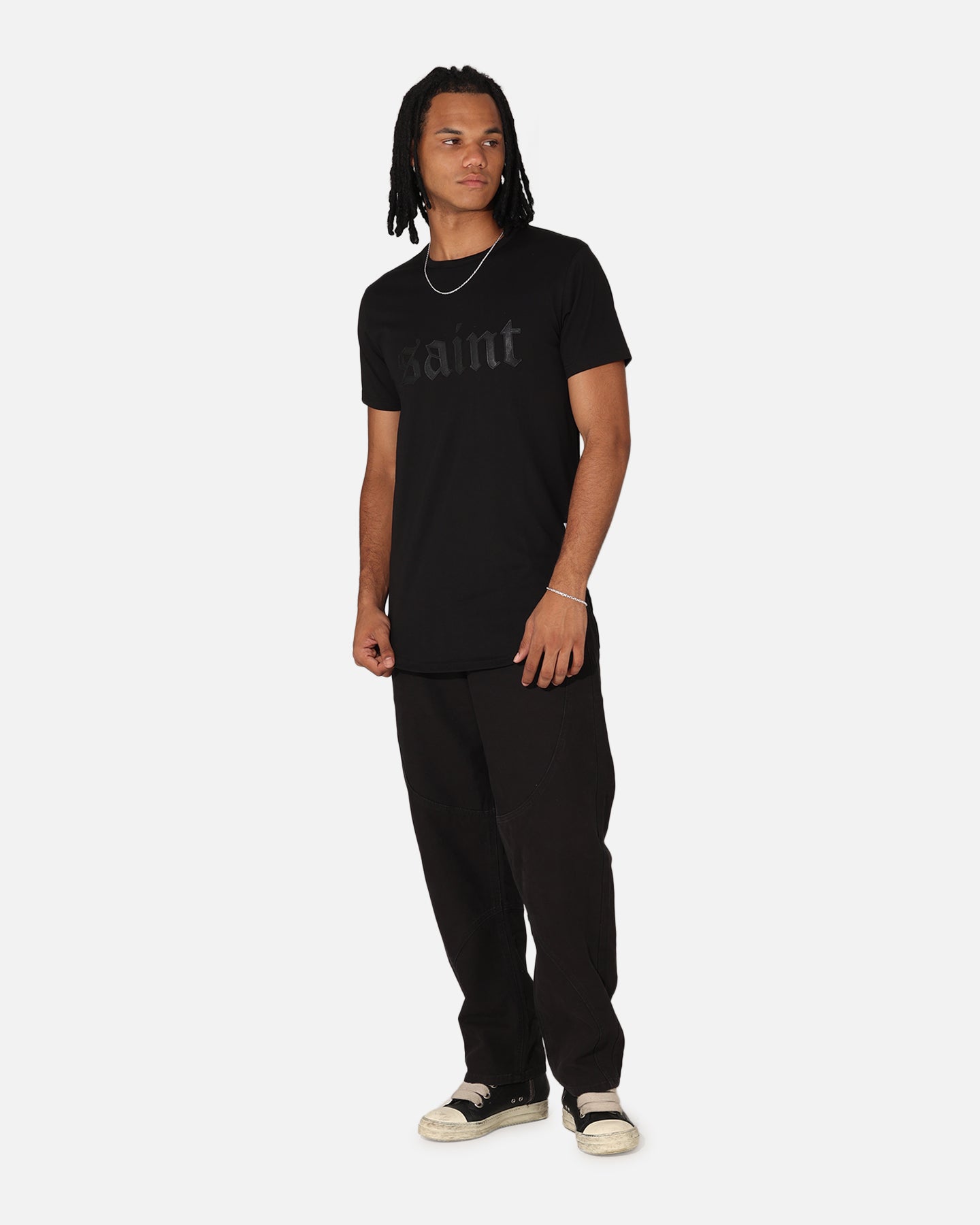 Saint Morta Cambronne El Duplo SS Tee Black/Black