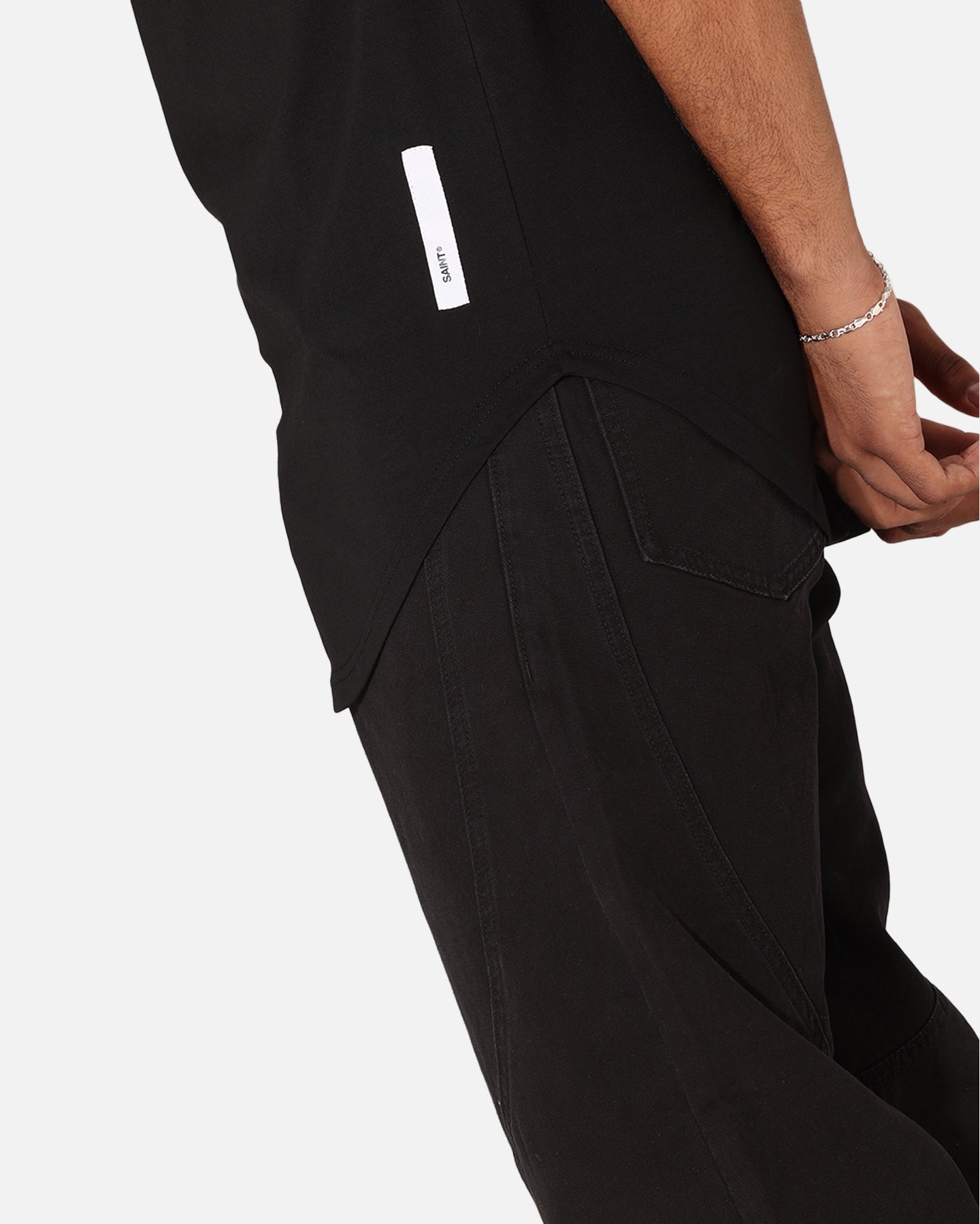 Saint Morta Cambronne El Duplo SS Tee Black/Black
