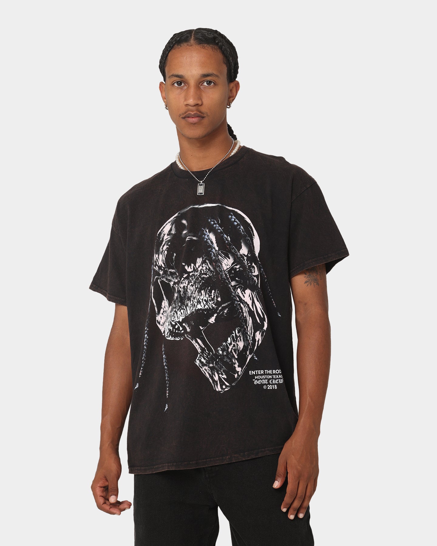 Goat Crew Utopia Vintage T-Shirt Washed Black