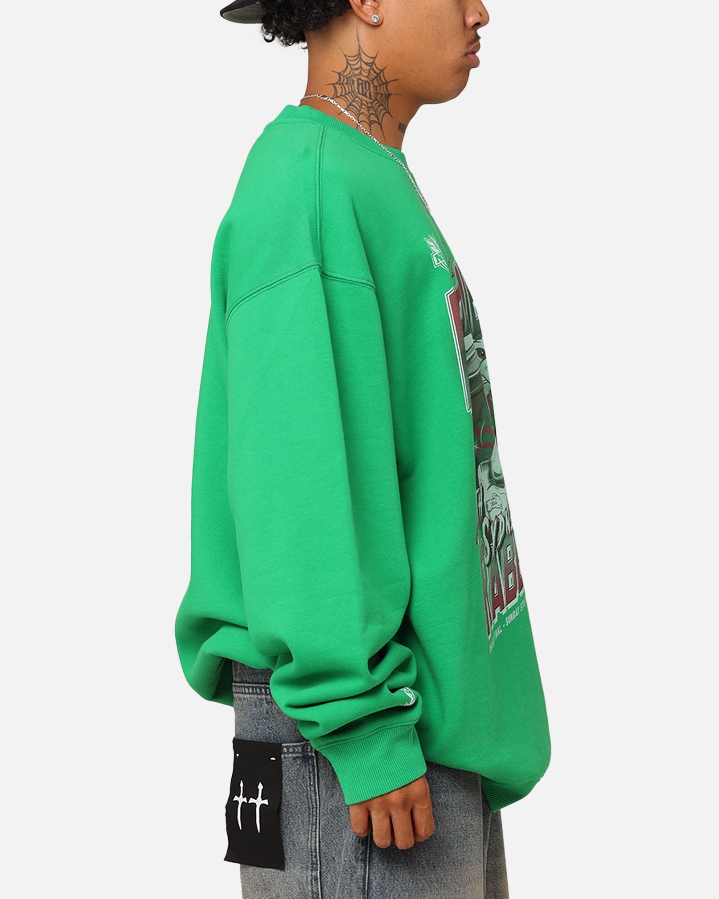 Mitchell & Ness South Sydney Rabbitohs 2014 Grand Final Crewneck Green