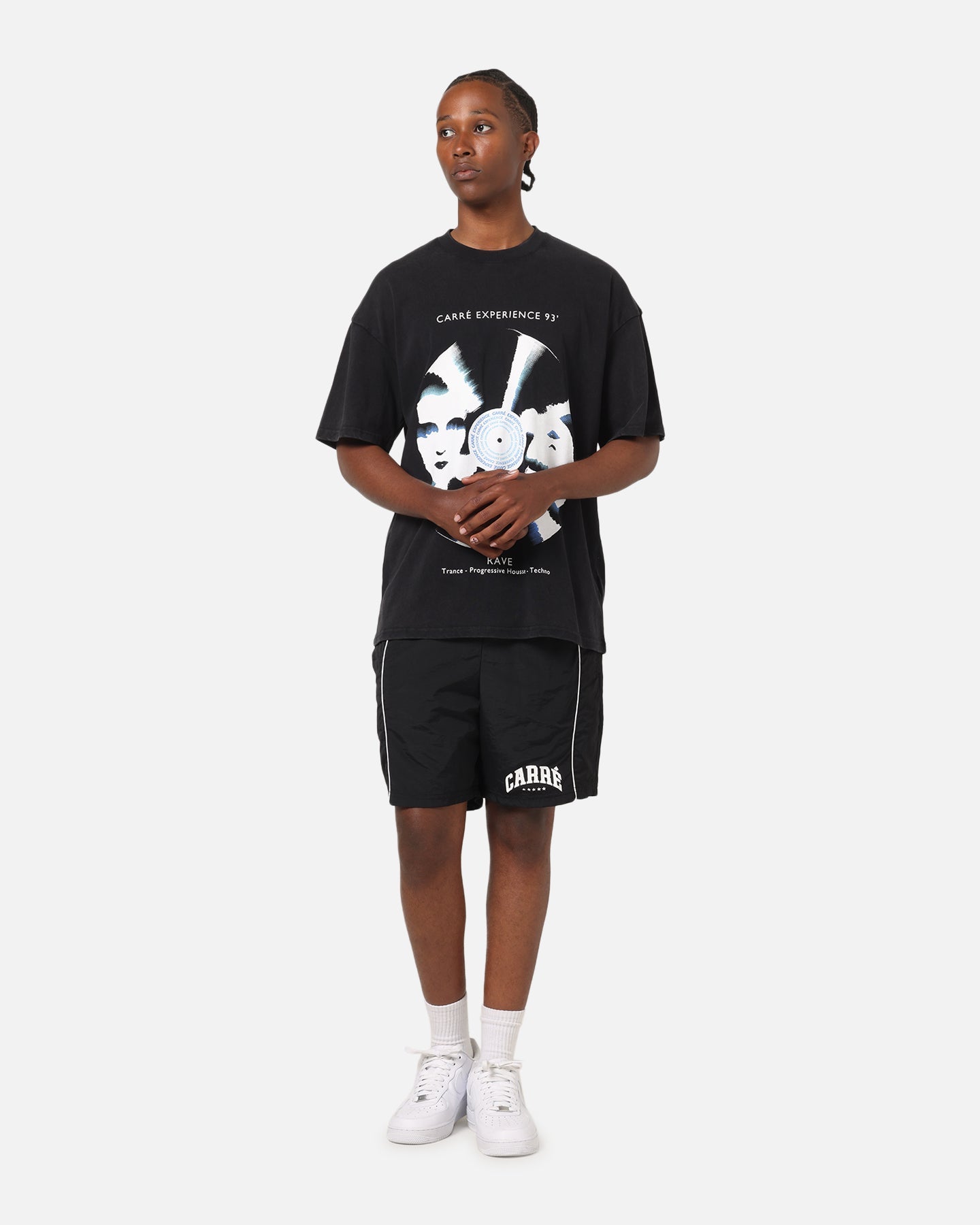 Carre Experience 93' T-Shirt Washed Black