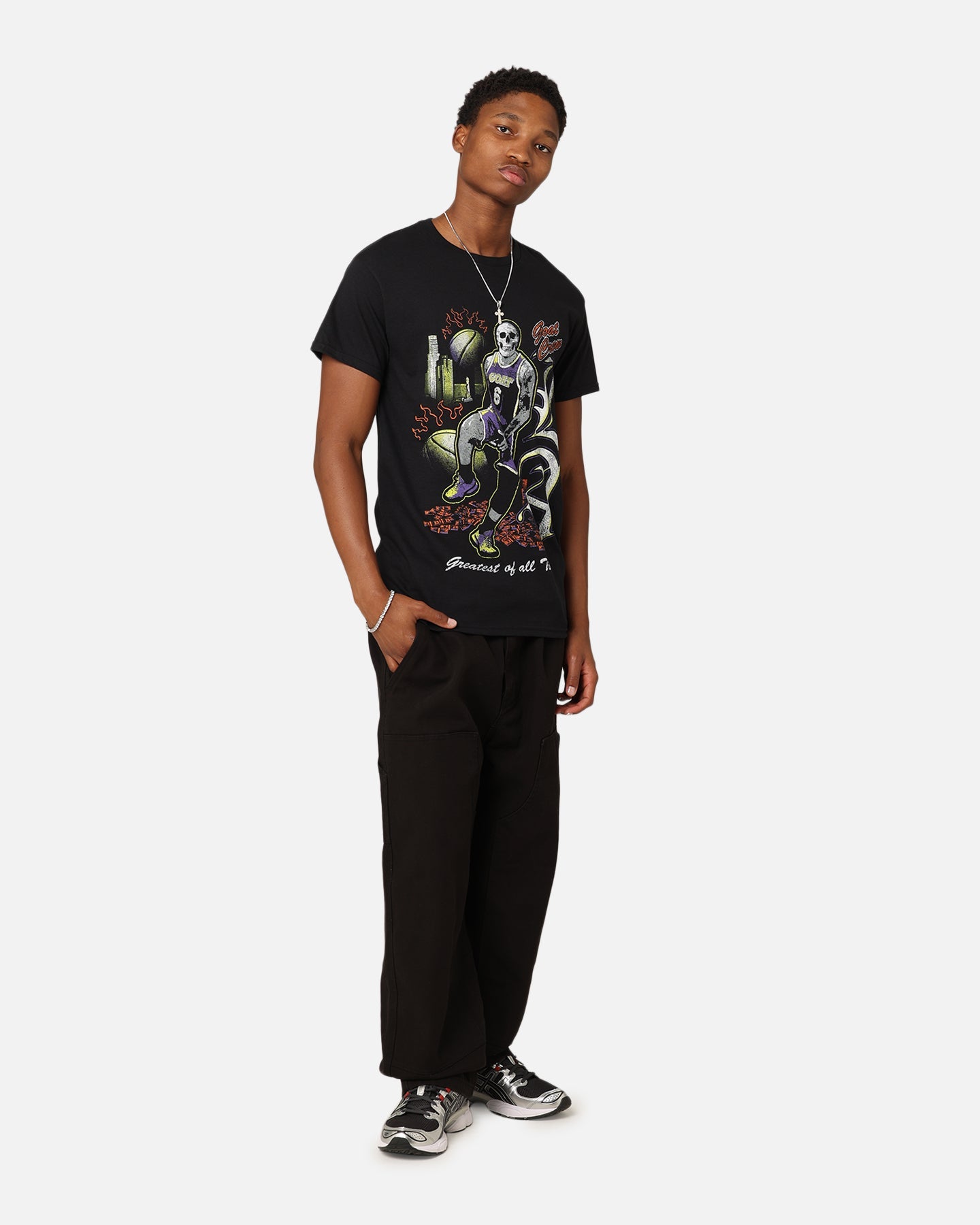 Goat Crew Big LA Baller T-Shirt Black