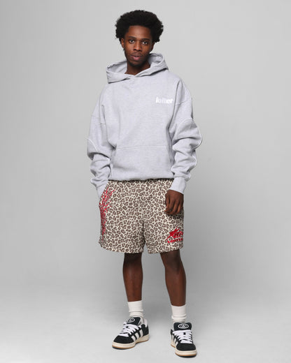 Loiter Pin Line Premium Hoodie Grey Marle