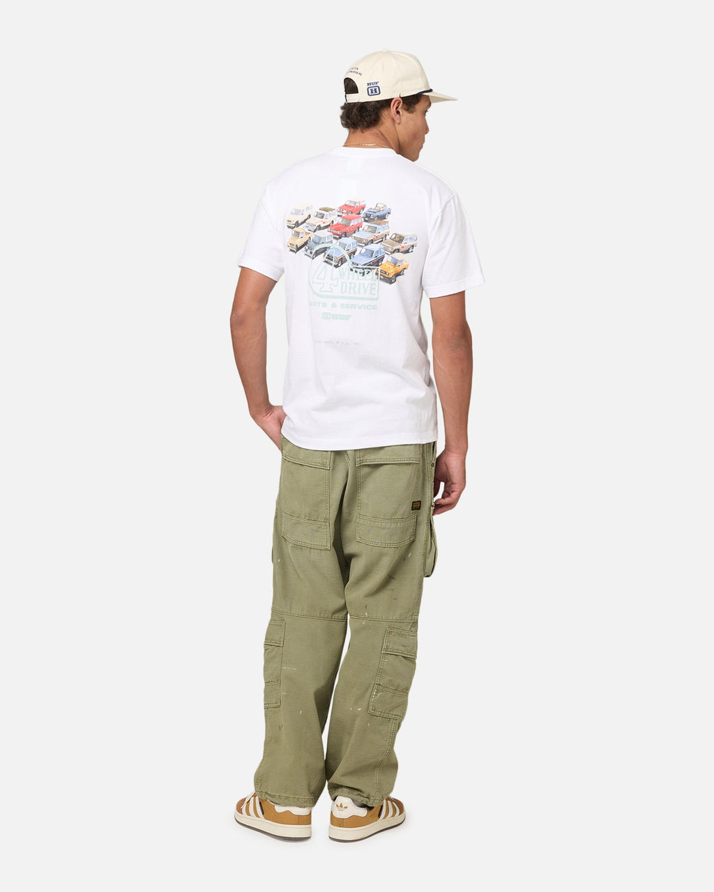 Huf X Toyota Timeline T-Shirt White