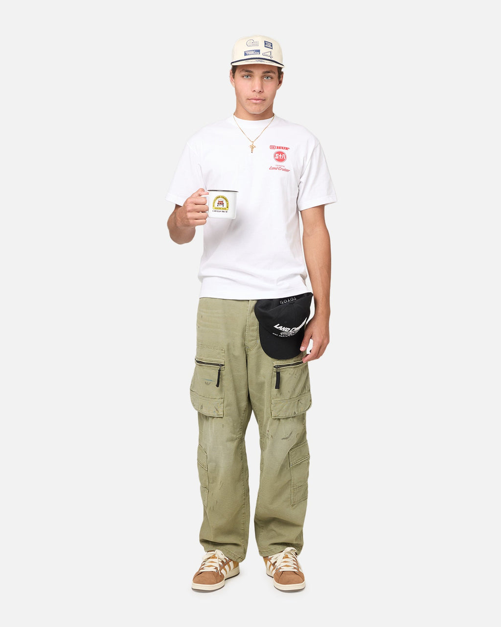 Huf X Toyota Timeline T-Shirt White