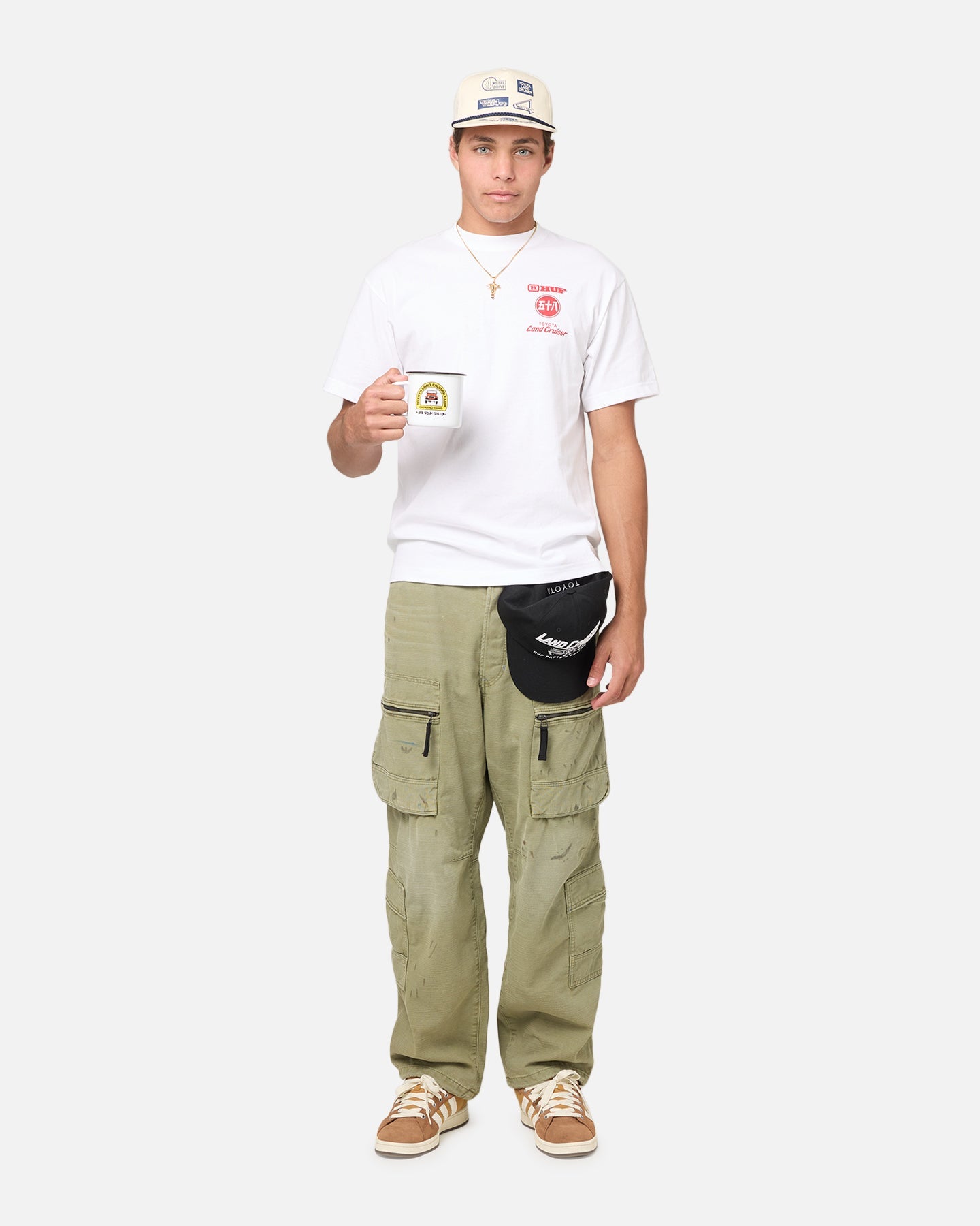 Huf X Toyota Timeline T-Shirt White