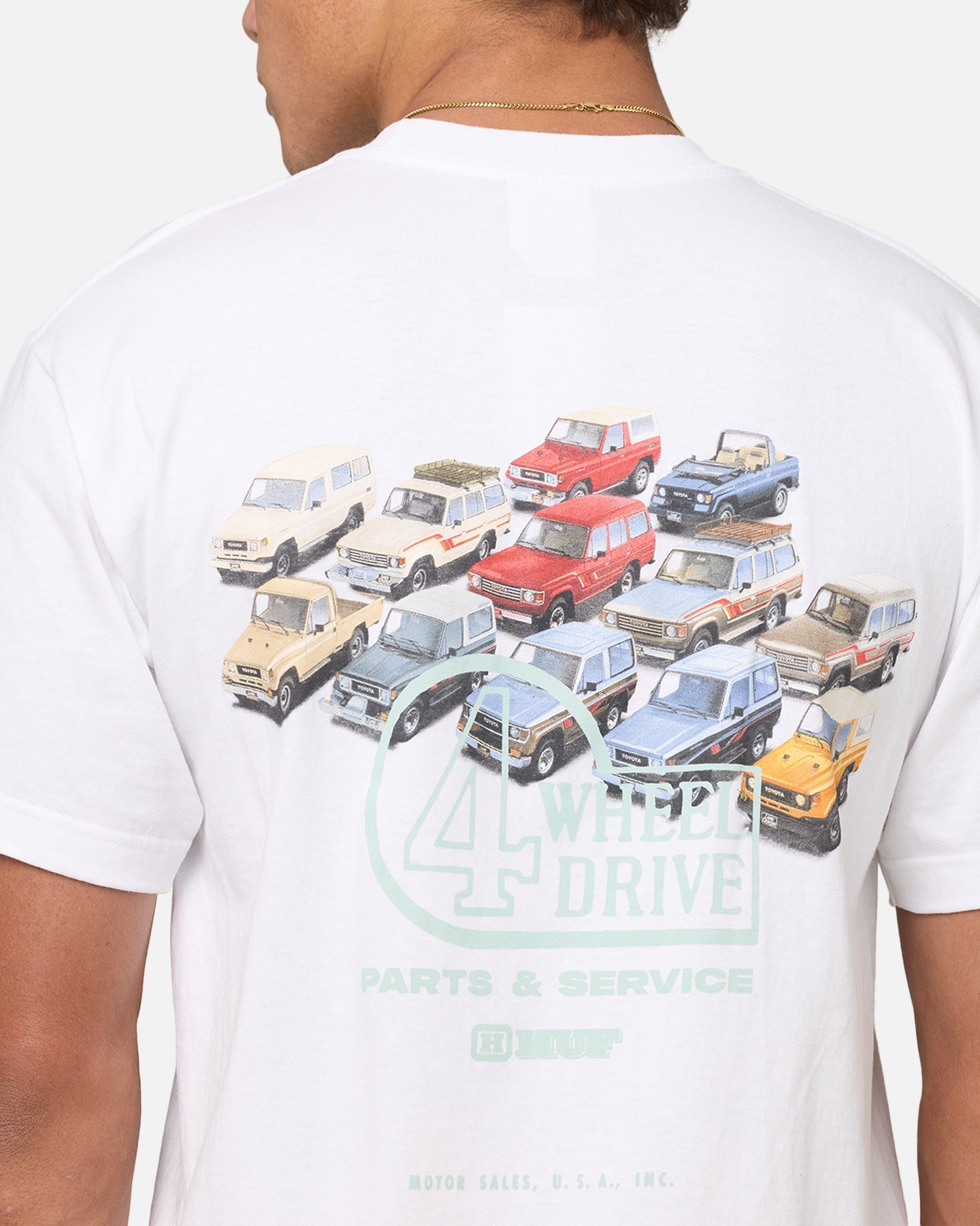 Huf X Toyota Timeline T-Shirt White