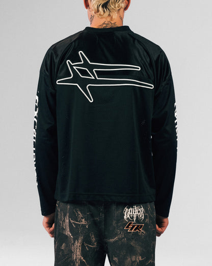 Loiter Long Sleeve Training Jersey Black