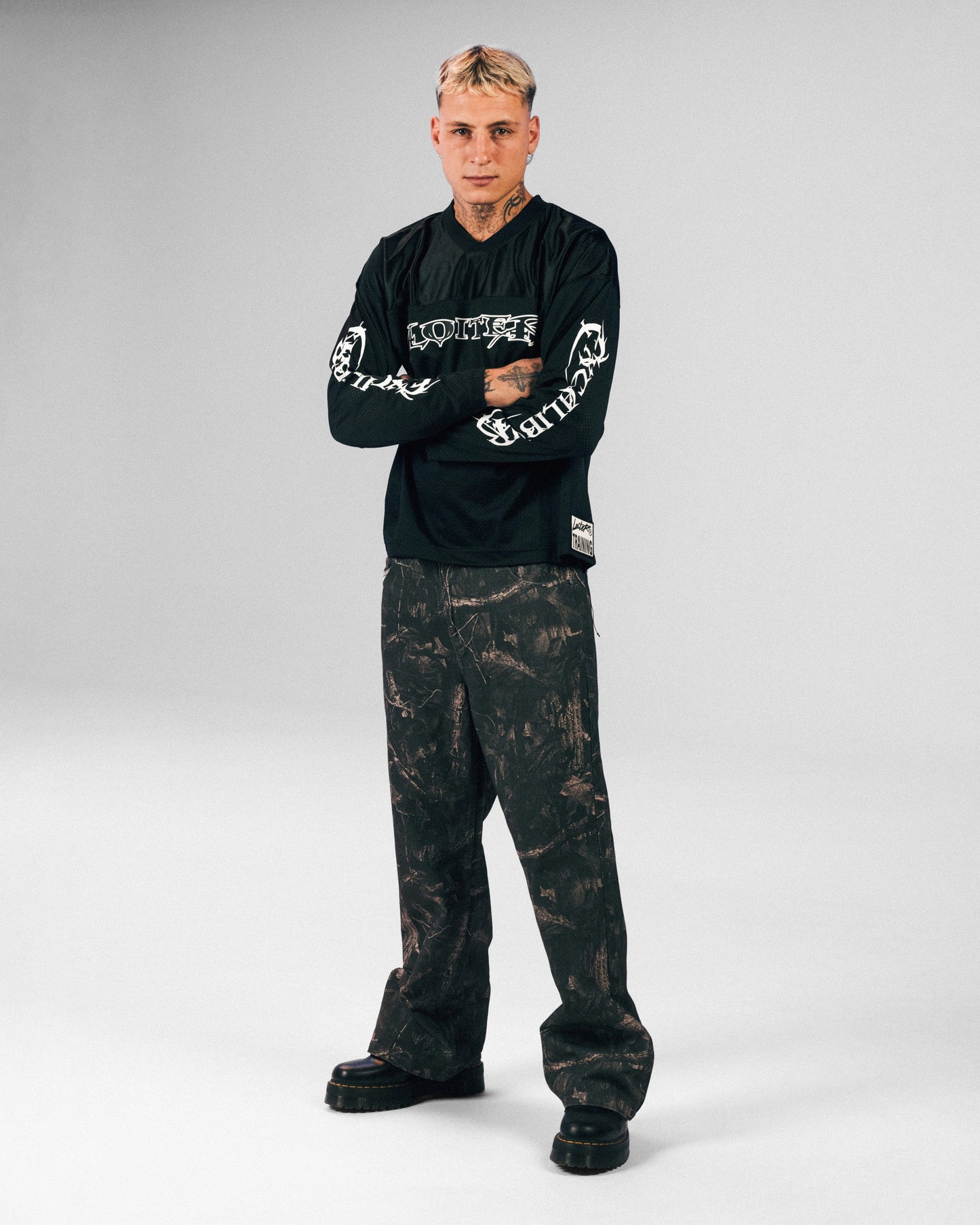 Loiter Long Sleeve Training Jersey Black