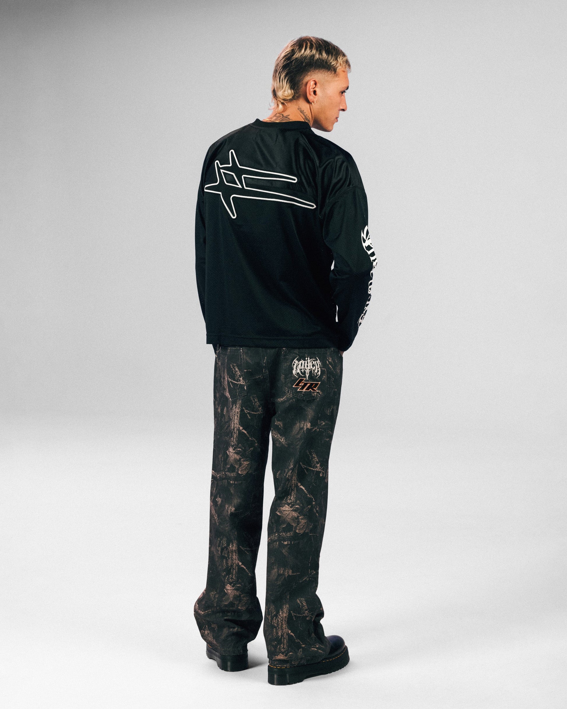 Loiter Long Sleeve Training Jersey Black