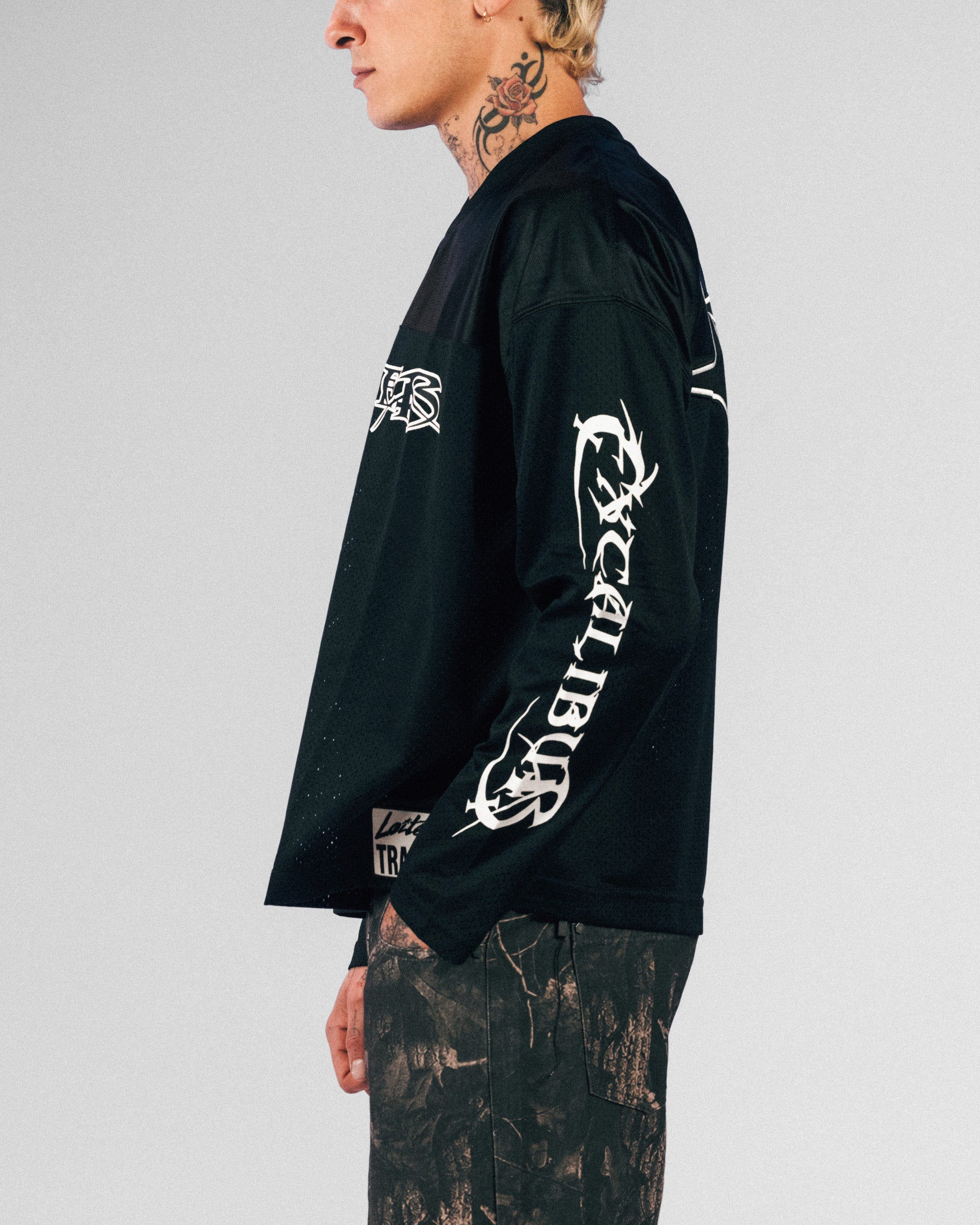 Loiter Long Sleeve Training Jersey Black