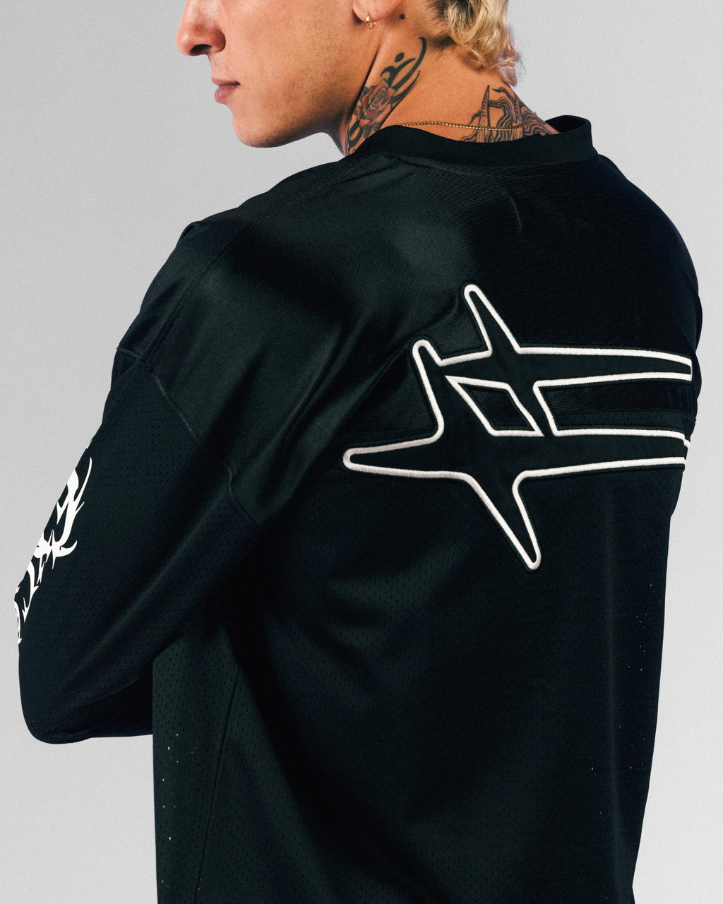 Loiter Long Sleeve Training Jersey Black