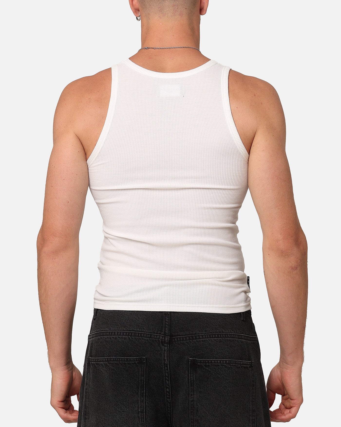 Saint Morta Rib Beater Singlet White