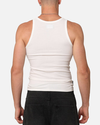 Saint Morta Rib Beater Singlet White