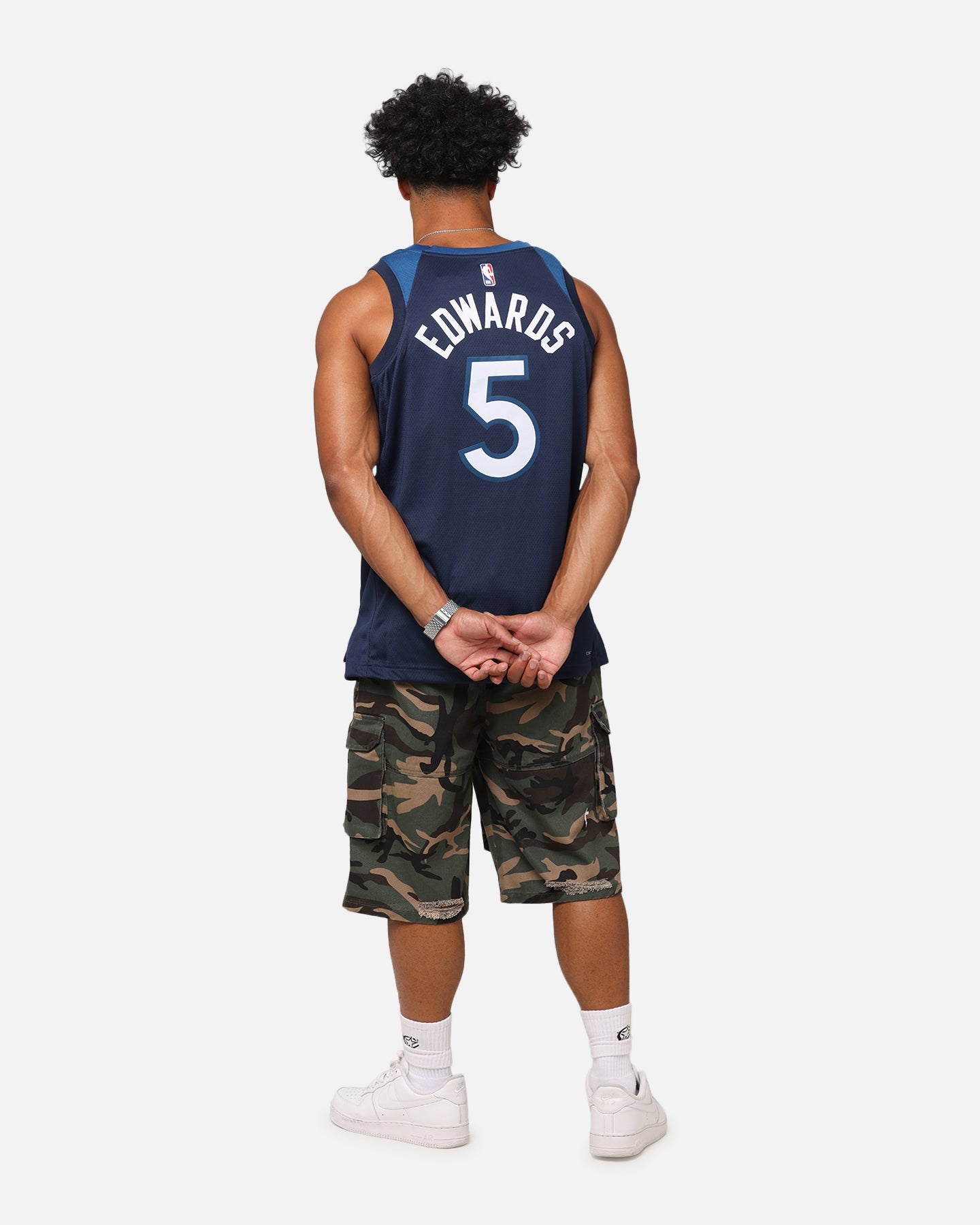 Nike Anthony Edwards Minnesota Timberwolves #5 Icon Edition 2022/23 Nike Dri-Fit NBA Swingman Jersey College Navy