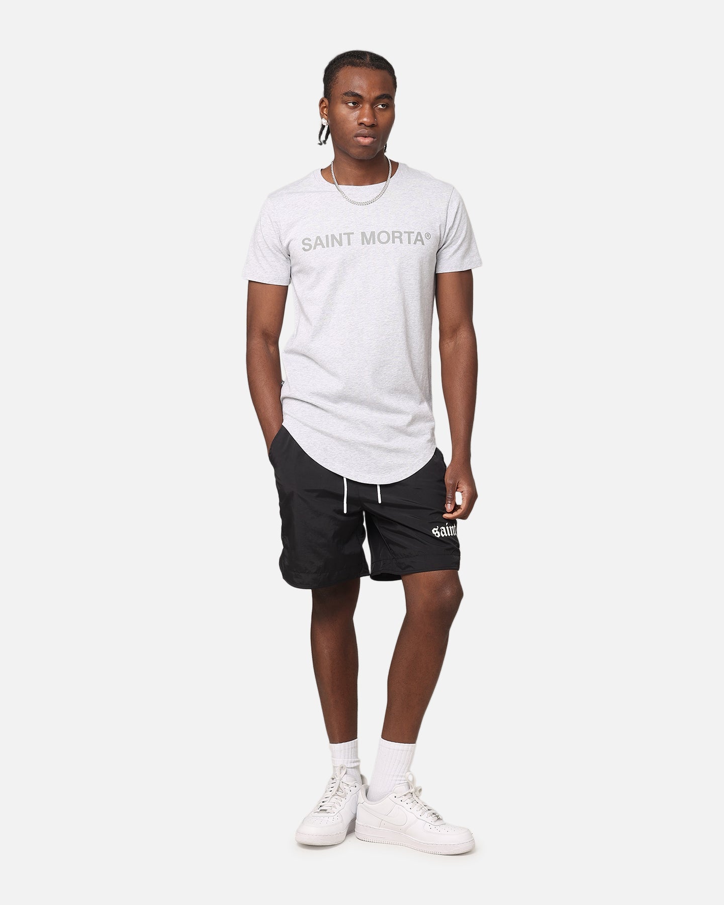 Saint Morta Official El Duplo T-Shirt Grey Marle