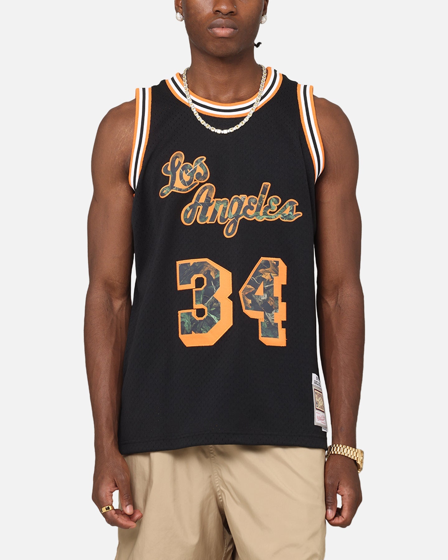 Mitchell & Ness Los Angeles Lakers Shaquille O'Neal 'Wilderness' 97 Swing Jersey Black
