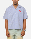 Carre Dice Club Button Up Shirt Pinstripe