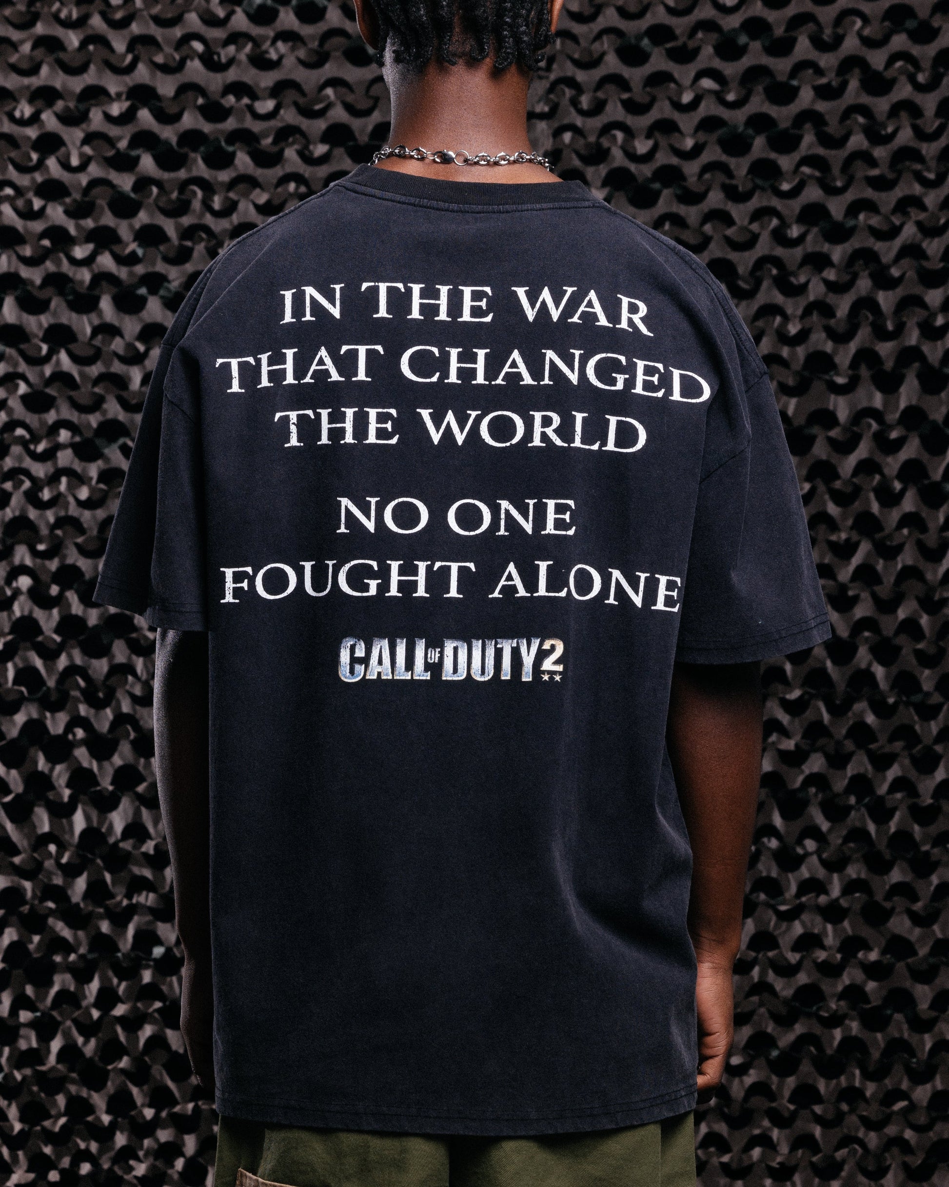 Goat Crew X Call Of Duty Call Of Duty 2 Heavy T-Shirt Vintage Black