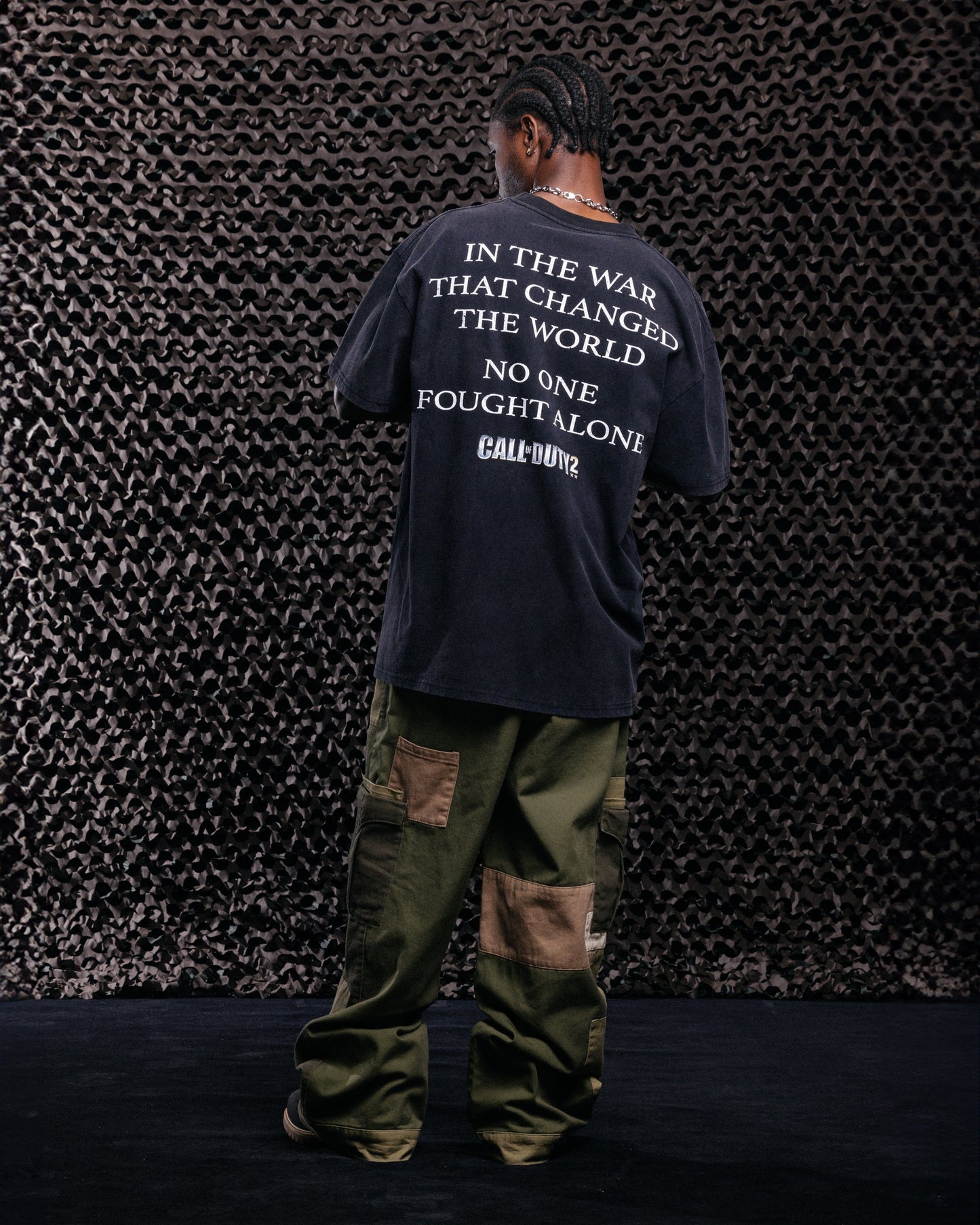 Goat Crew X Call Of Duty Call Of Duty 2 Heavy T-Shirt Vintage Black