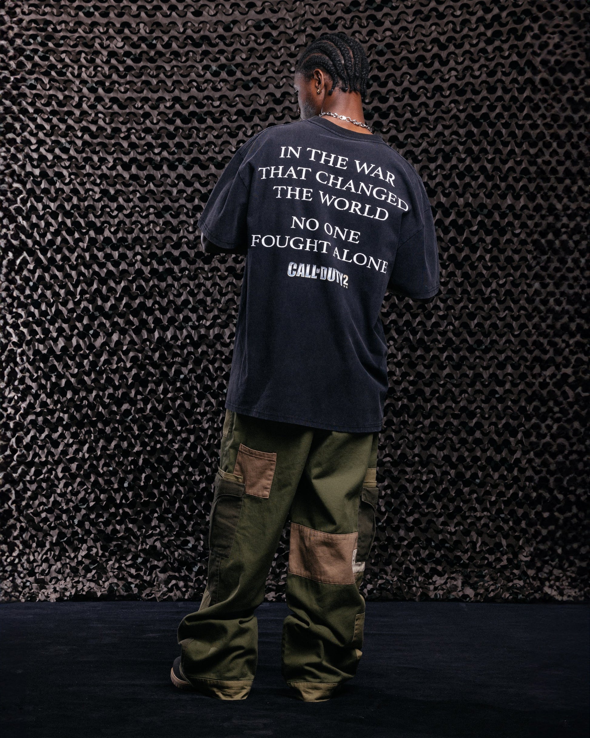 Goat Crew X Call Of Duty Call Of Duty 2 Heavy T-Shirt Vintage Black