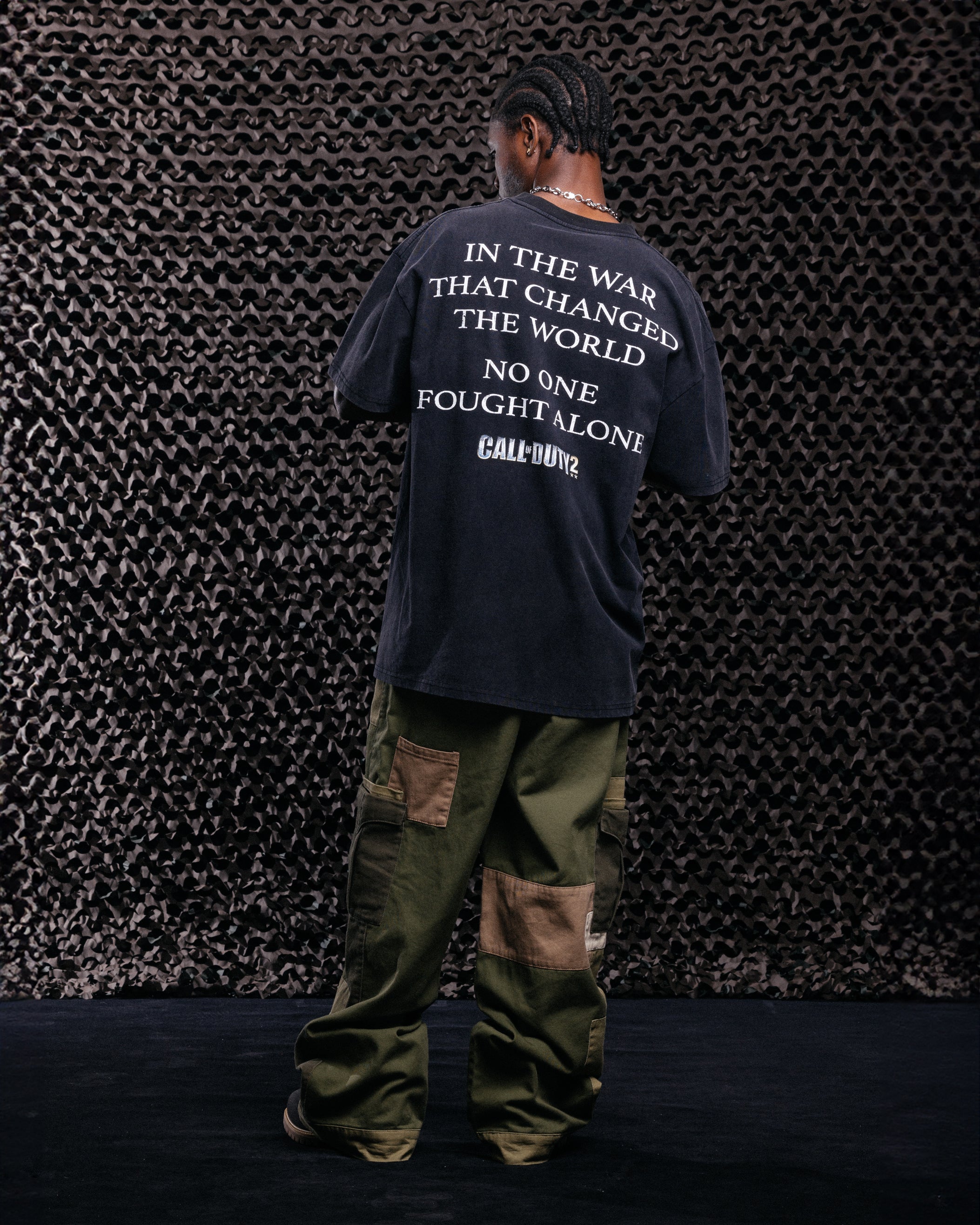 Goat Crew X Call Of Duty Call Of Duty 2 Heavy T-Shirt Vintage Black