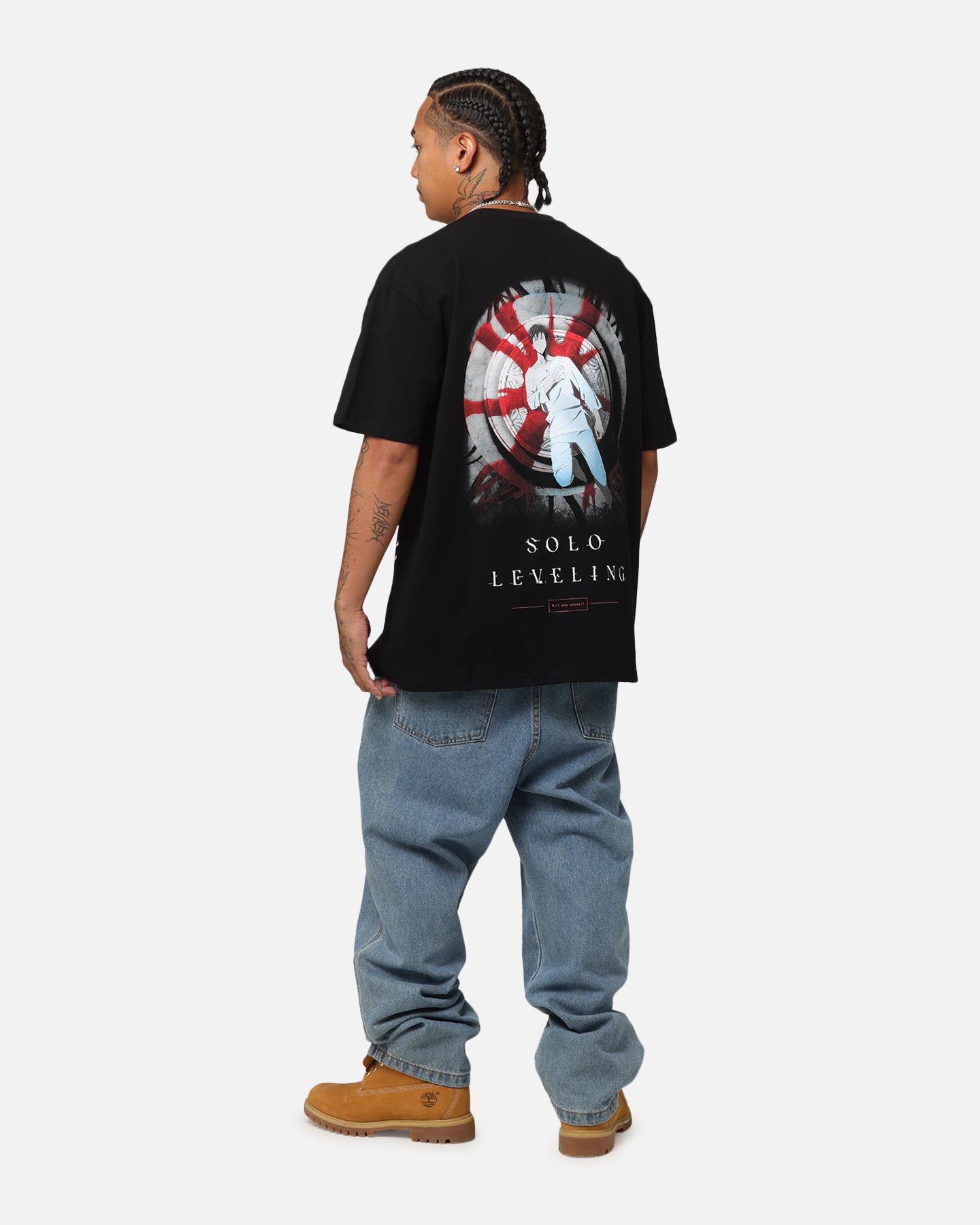 Goat Crew X Solo Leveling Solo Leveling Heavy T-Shirt Black