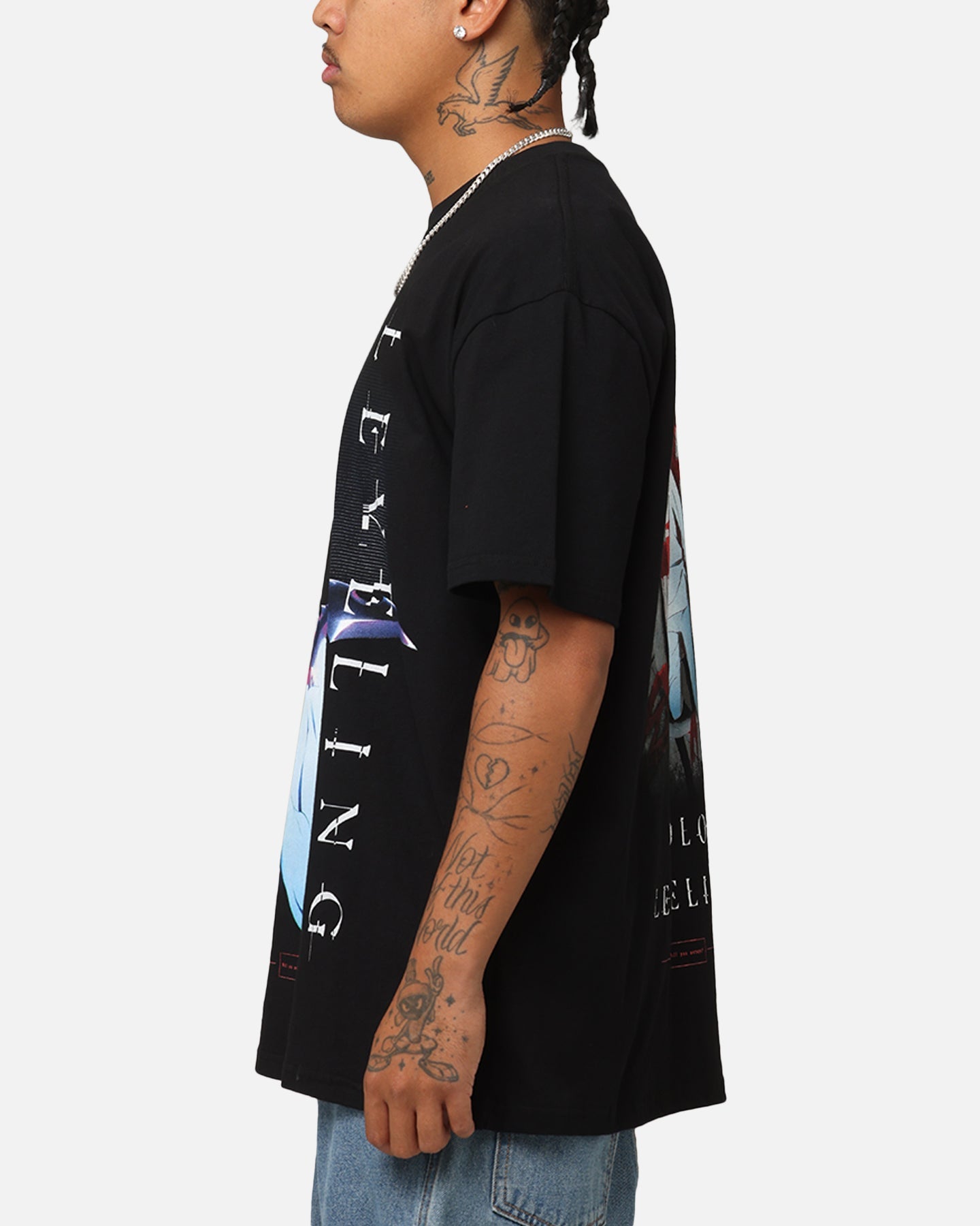 Goat Crew X Solo Leveling Solo Leveling Heavy T-Shirt Black
