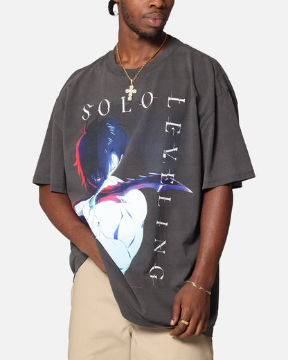 Goat Crew X Solo Leveling Solo Leveling Heavy T-Shirt Black Wash