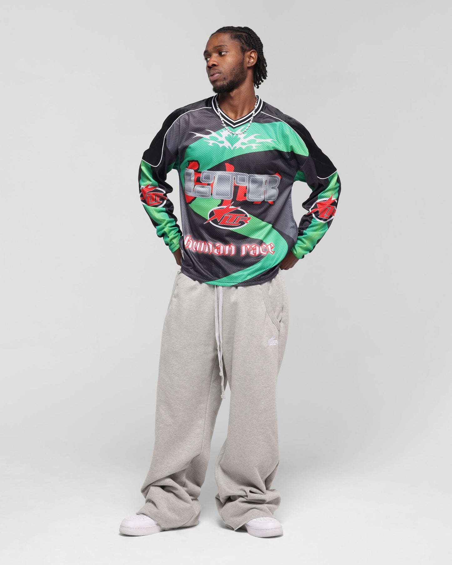 Loiter Cyber Hockey Jersey Black/Multi