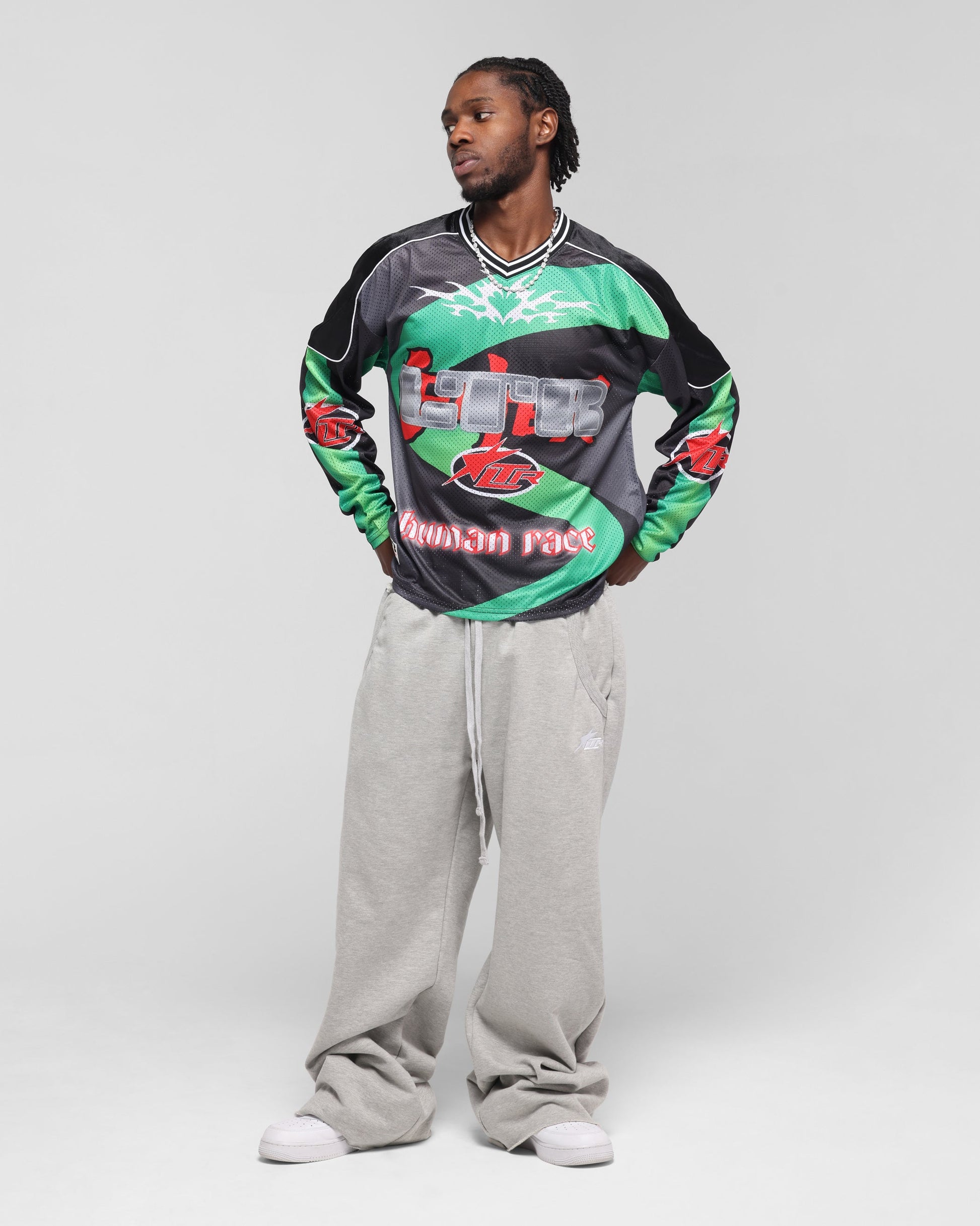 Loiter Cyber Hockey Jersey Black/Multi