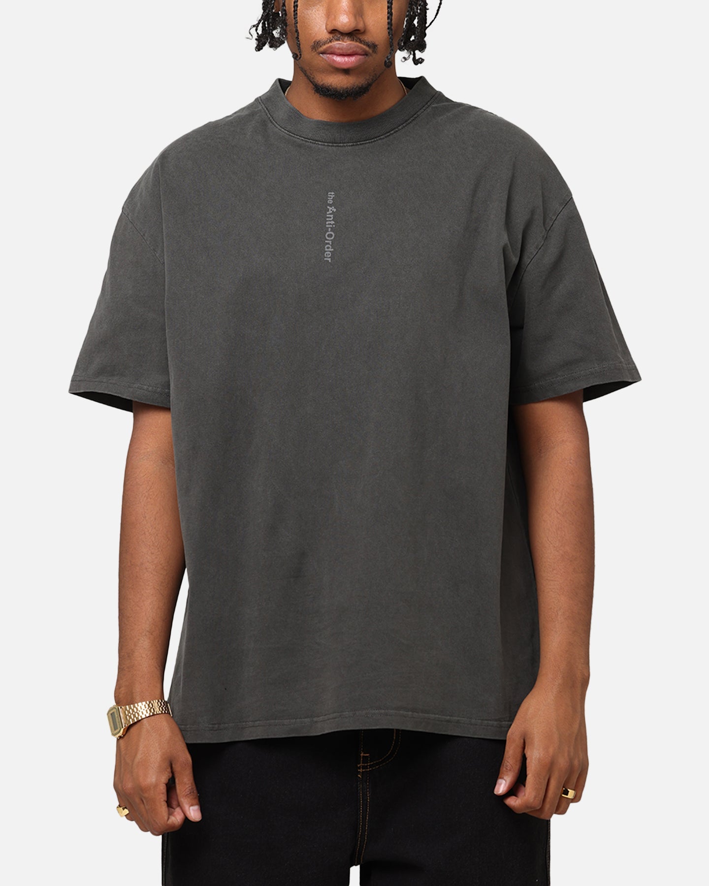 The Anti Order Process Boxy T-Shirt Black Wash