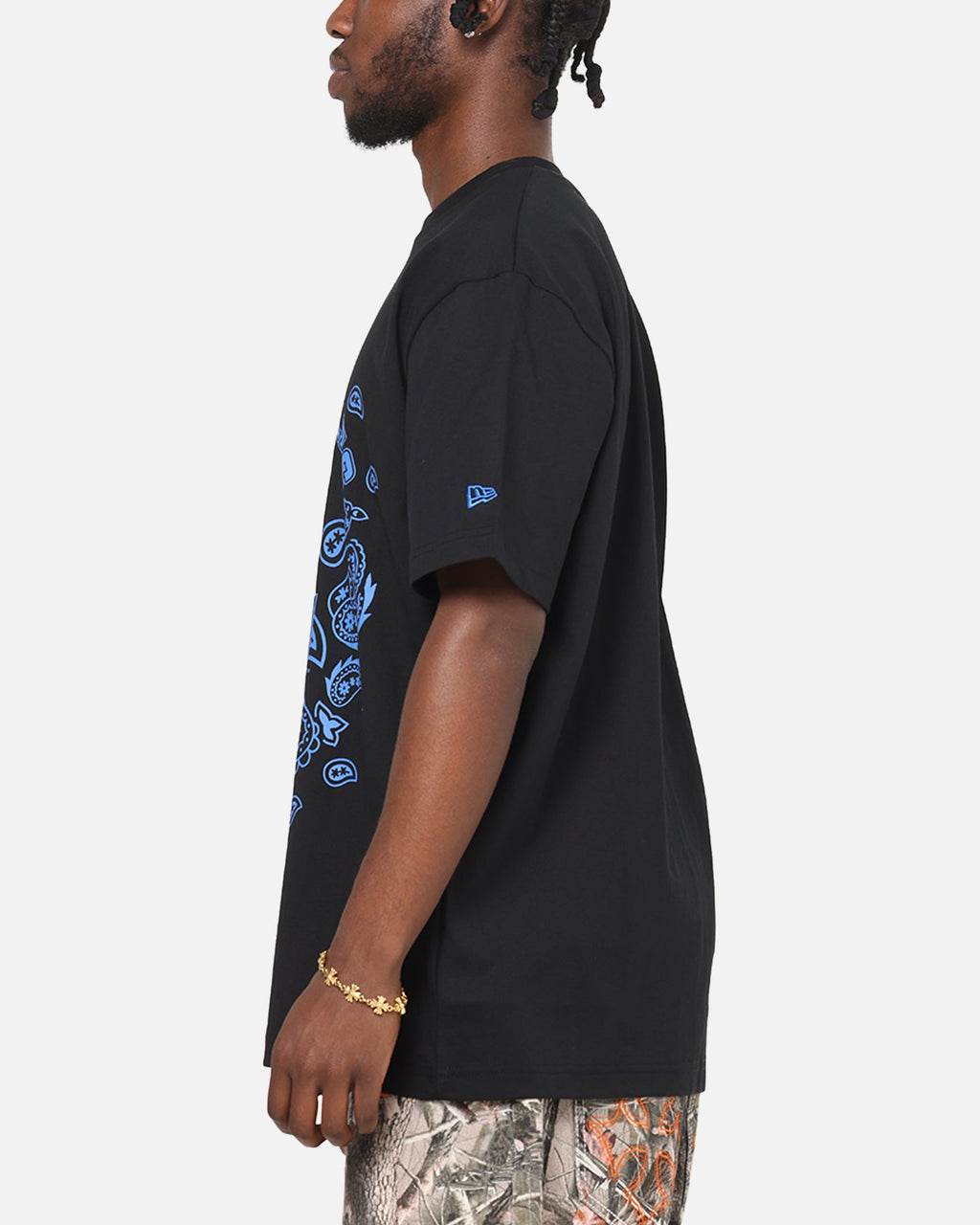 New Era Los Angeles Dodgers Paisley Oversized T-Shirt Black
