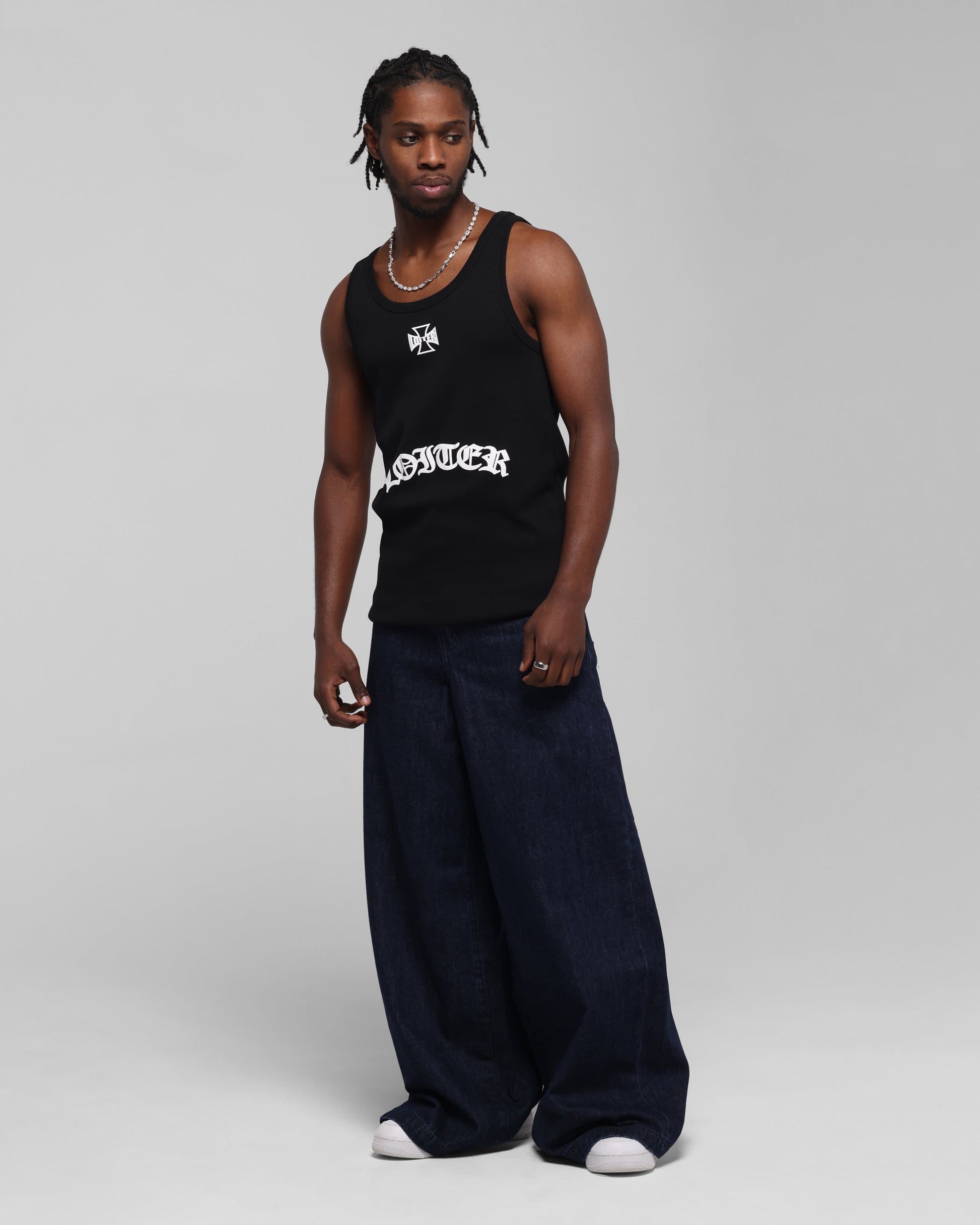 Loiter Gothic Tank Black