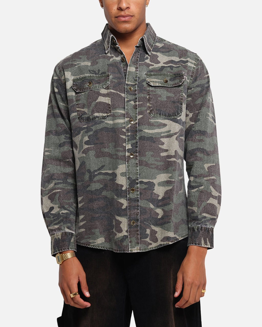 XXIII Slub Overshirt Camo