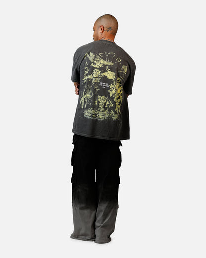Goat Crew Marvel Villians Doctor Octopus Heavy T-Shirt Black Wash
