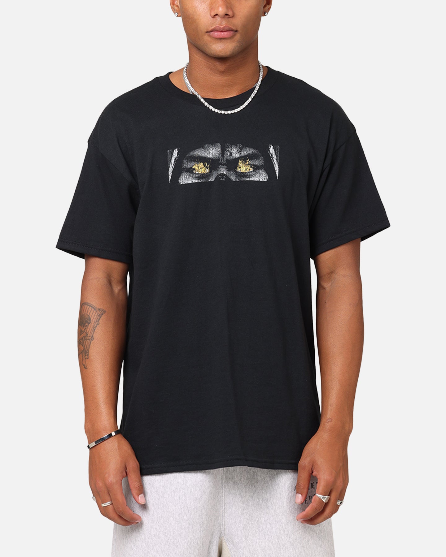 Goat Crew X Mortal Kombat Scorpion Fire T-Shirt Black