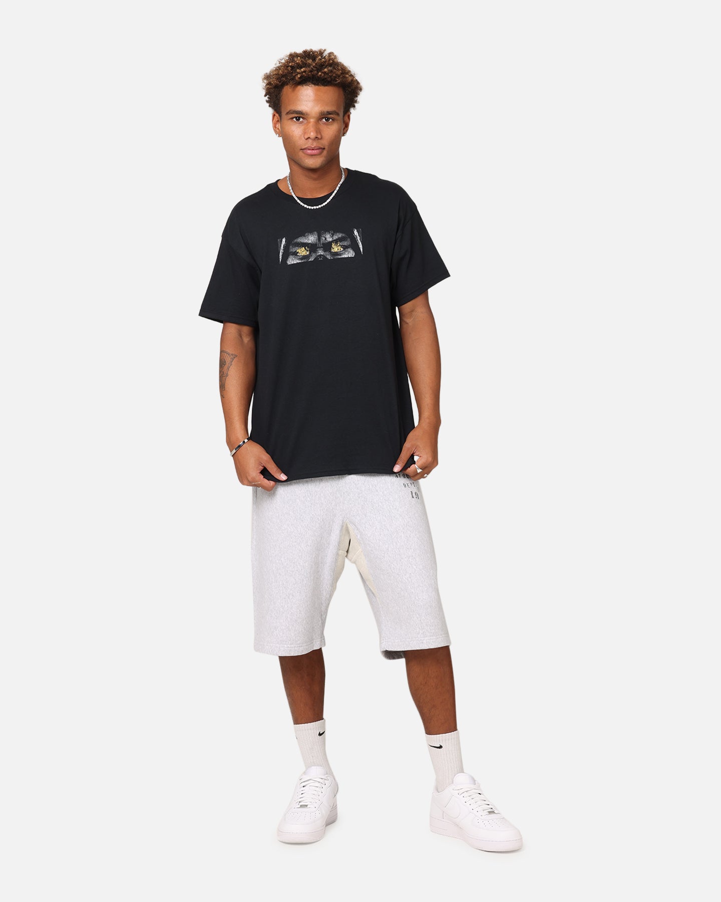 Goat Crew X Mortal Kombat Scorpion Fire T-Shirt Black