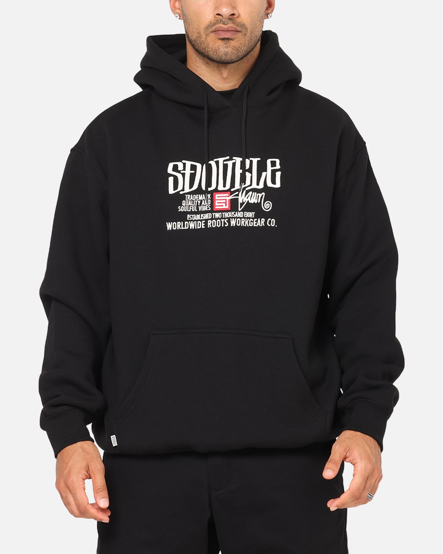 S Double Workgear Hoodie Black