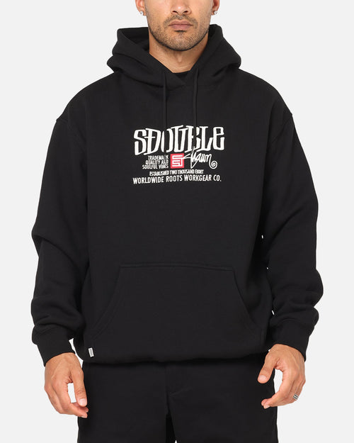 S Double Workgear Hoodie Black
