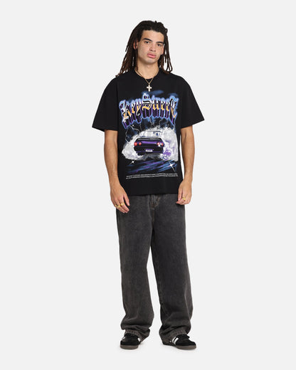 Key Street Burnout T-Shirt Black
