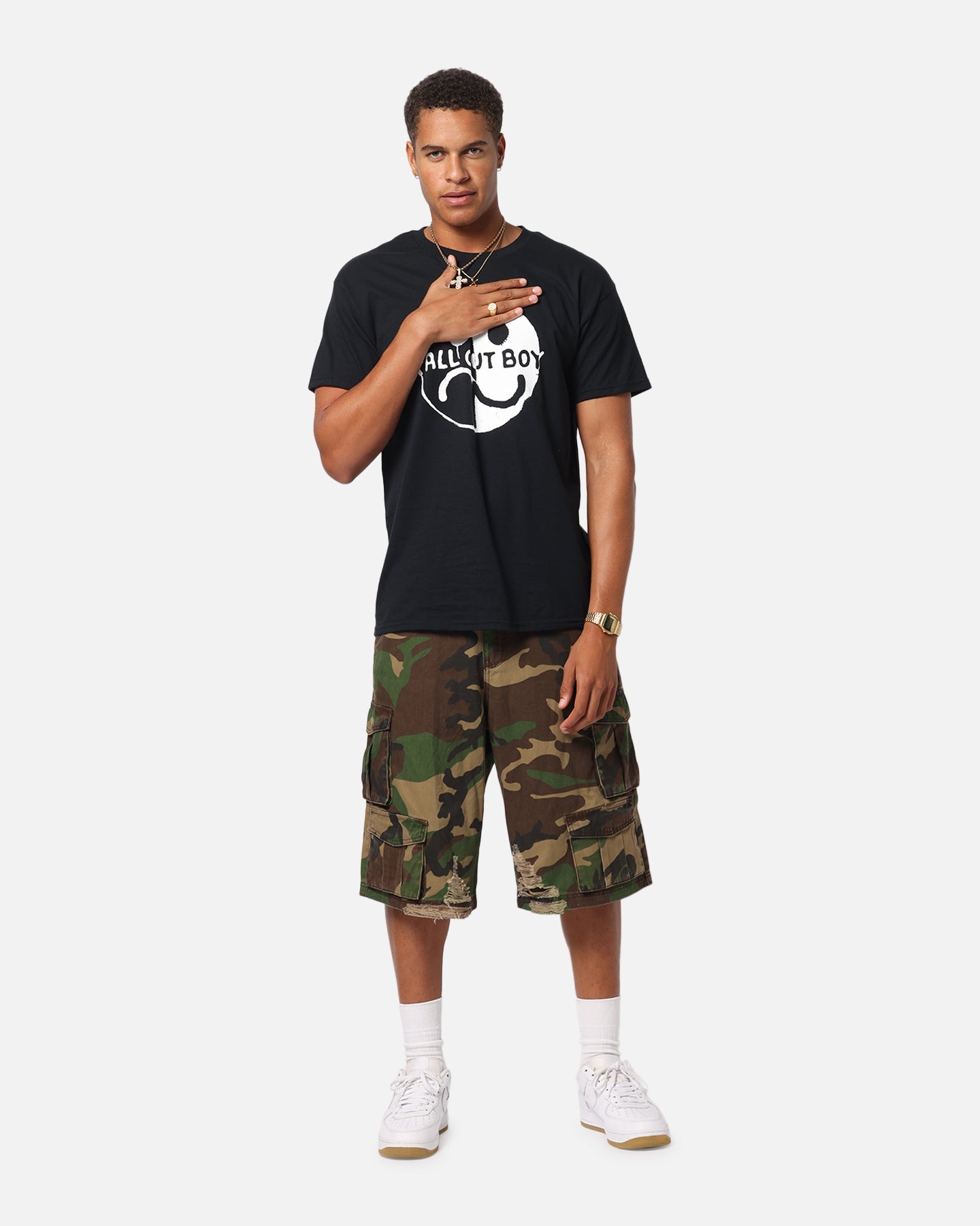 Fall Out Boy Ying Yang T-Shirt Black