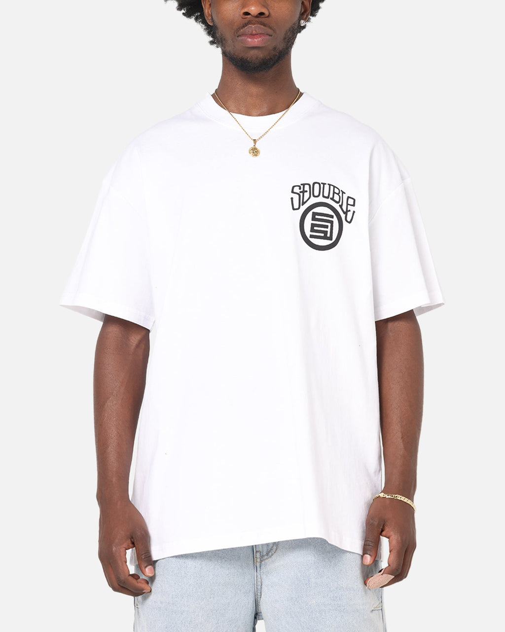 S Double Goosebumps T-Shirt White
